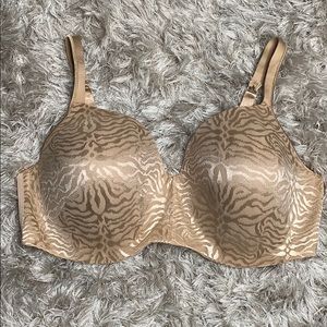 PLAYTEX Body Underwire bra gold jacquard animal